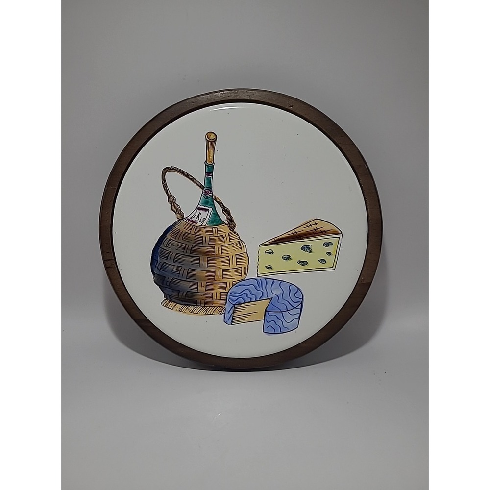 Nevco Vintage Cheese‎ Board Ceramic Wood